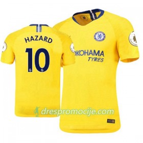 Chelsea Dres Hazard 10 Gostujući 2018/19 Kratkih Rukava